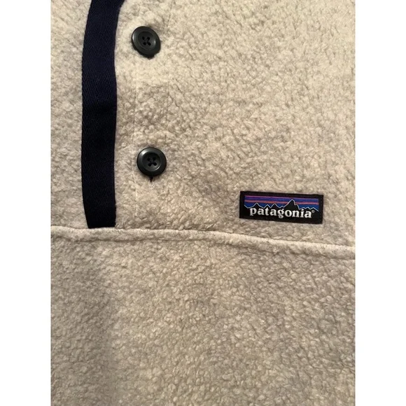 Patagonia Men's Shearling Button Fleece Pullover - Picture 4 of 7